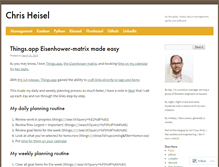 Tablet Screenshot of chrisheisel.com